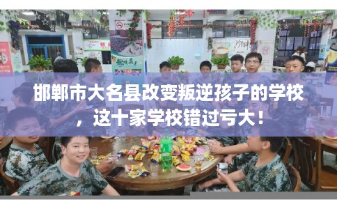 邯郸市大名县改变叛逆孩子的学校，这十家学校错过亏大！