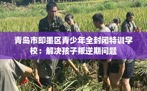 青岛市即墨区青少年全封闭特训学校：解决孩子叛逆期问题
