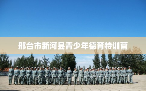 邢台市新河县青少年德育特训营