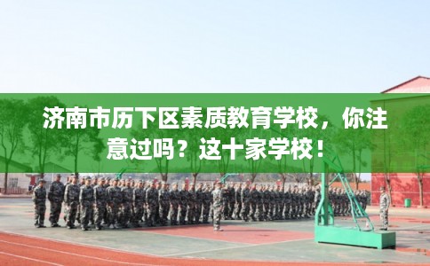 济南市历下区素质教育学校，你注意过吗？这十家学校！