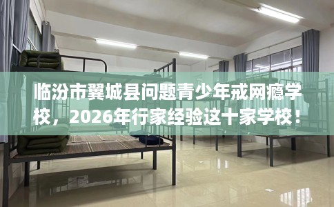 临汾市翼城县问题青少年戒网瘾学校，2026年行家经验这十家学校！