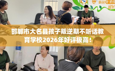 邯郸市大名县孩子叛逆期不听话教育学校2026年好评极高！