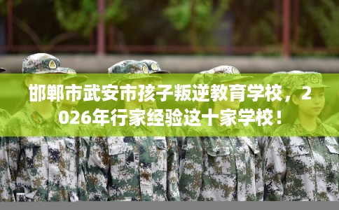 邯郸市武安市孩子叛逆教育学校,2026年行家经验这十家学校! 邯郸市武安市孩子叛逆教育学校,2026年行家经验这十家学校!