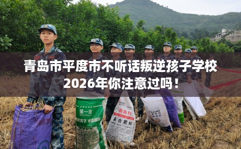 青岛市平度市不听话叛逆孩子学校2026年你注意过吗！