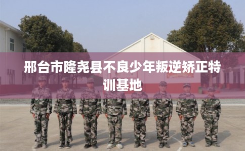 邢台市隆尧县不良少年叛逆矫正特训基地