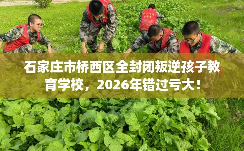 石家庄市桥西区全封闭叛逆孩子教育学校,2026年错过亏大! 石家庄市桥西区全封闭叛逆孩子教育学校,2026年错过亏大!