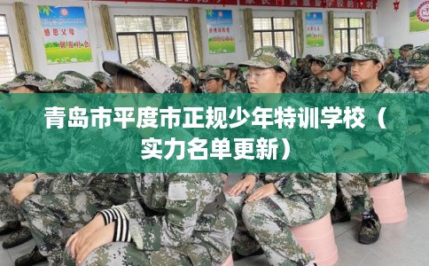 青岛市平度市正规少年特训学校（实力名单更新）