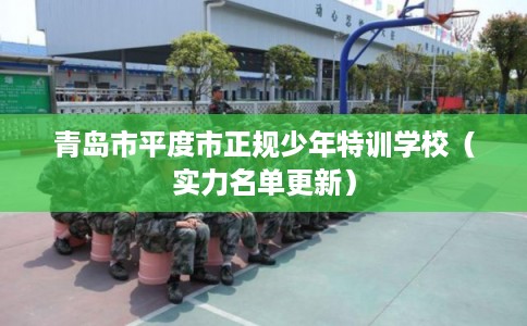 青岛市平度市正规少年特训学校（实力名单更新）