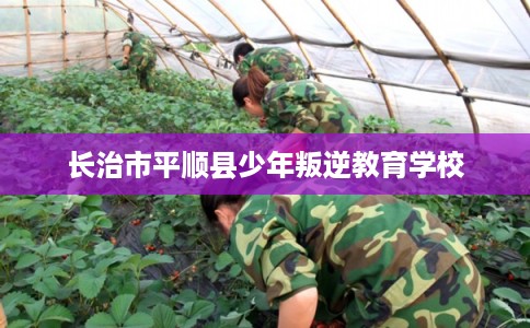 长治市平顺县少年叛逆教育学校