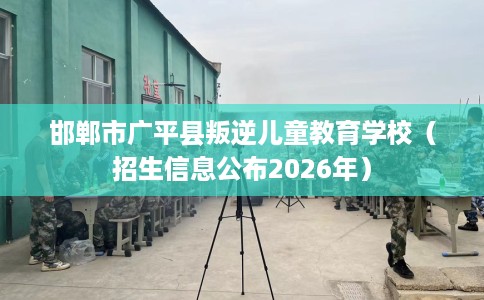 邯郸市广平县叛逆儿童教育学校(招生信息公布2026年) 邯郸市广平县叛逆儿童教育学校(招生信息公布2026年)