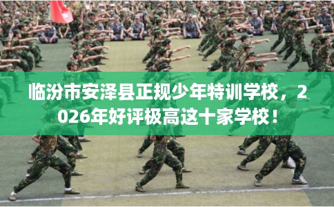临汾市安泽县正规少年特训学校，2026年好评极高这十家学校！