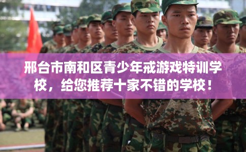 邢台市南和区青少年戒游戏特训学校，给您推荐十家不错的学校！