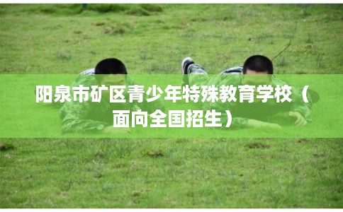 阳泉市矿区青少年特殊教育学校（面向全国招生）