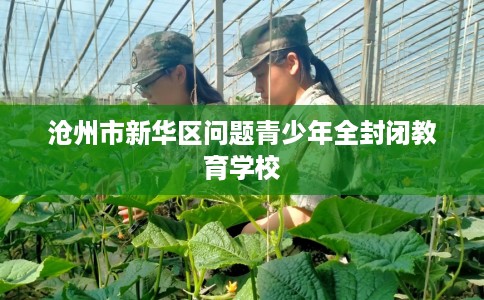 沧州市新华区问题青少年全封闭教育学校
