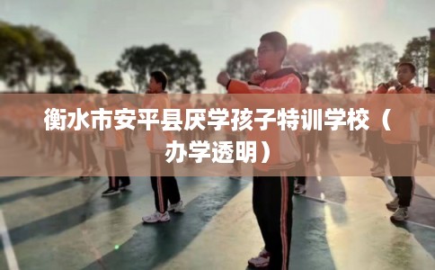 衡水市安平县厌学孩子特训学校(办学透明) 衡水市安平县厌学孩子特训学校(办学透明)
