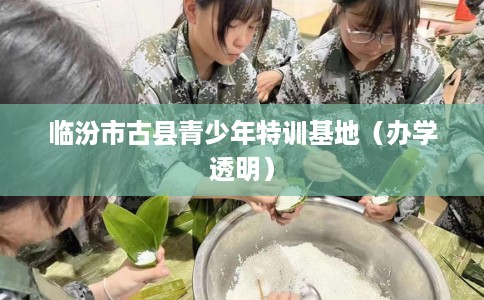 临汾市古县青少年特训基地（办学透明）