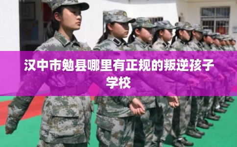 汉中市勉县哪里有正规的叛逆孩子学校