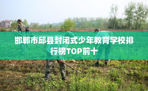 邯郸市邱县封闭式少年教育学校排行榜TOP前十