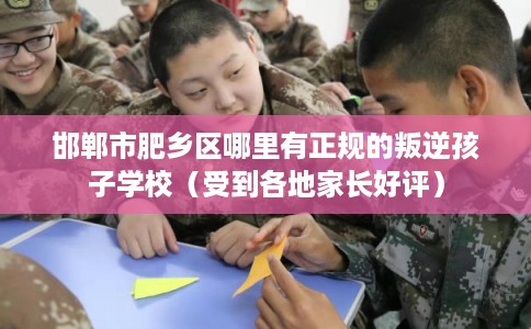 邯郸市肥乡区哪里有正规的叛逆孩子学校(受到各地家长好评) 邯郸市肥乡区哪里有正规的叛逆孩子学校(受到各地家长好评)