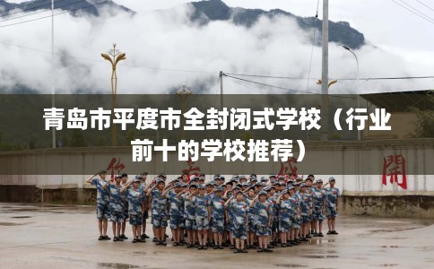 青岛市平度市全封闭式学校（行业前十的学校推荐）