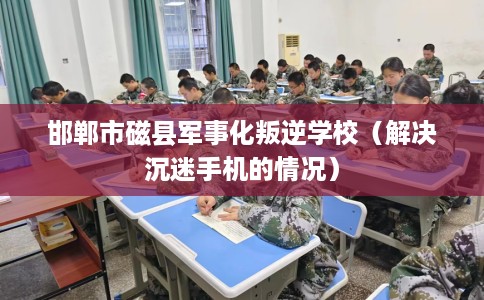 邯郸市磁县军事化叛逆学校（解决沉迷手机的情况）