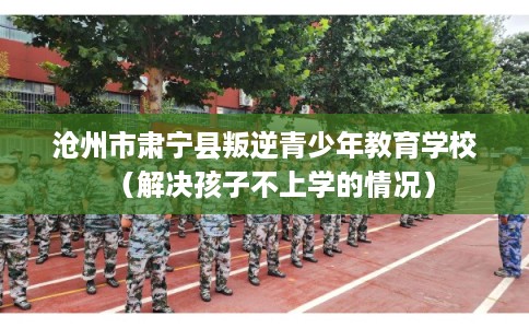 沧州市肃宁县叛逆青少年教育学校(解决孩子不上学的情况) 沧州市肃宁县叛逆青少年教育学校(解决孩子不上学的情况)