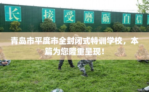青岛市平度市全封闭式特训学校，本篇为您隆重呈现！