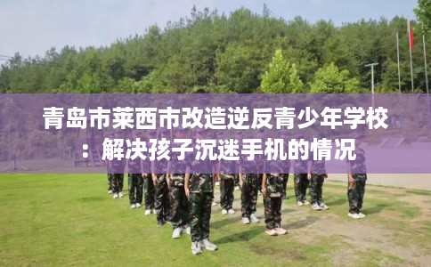 青岛市莱西市改造逆反青少年学校:解决孩子沉迷手机的情况 青岛市莱西市改造逆反青少年学校:解决孩子沉迷手机的情况
