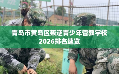 青岛市黄岛区叛逆青少年管教学校2026排名速览