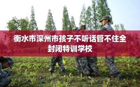 衡水市深州市孩子不听话管不住全封闭特训学校 衡水市深州市孩子不听话管不住全封闭特训学校