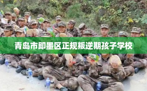 青岛市即墨区正规叛逆期孩子学校