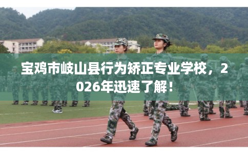 宝鸡市岐山县行为矫正专业学校，2026年迅速了解！