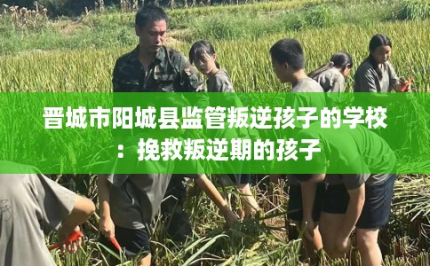 晋城市阳城县监管叛逆孩子的学校：挽救叛逆期的孩子