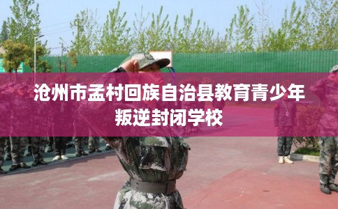 沧州市孟村回族自治县教育青少年叛逆封闭学校 沧州市孟村回族自治县教育青少年叛逆封闭学校