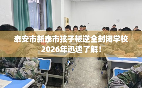泰安市新泰市孩子叛逆全封闭学校2026年迅速了解! 泰安市新泰市孩子叛逆全封闭学校2026年迅速了解!