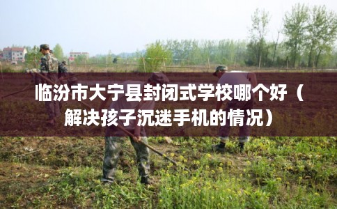 临汾市大宁县封闭式学校哪个好（解决孩子沉迷手机的情况）