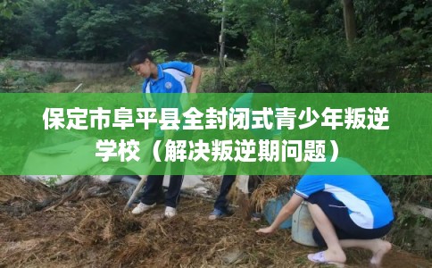 保定市阜平县全封闭式青少年叛逆学校(解决叛逆期问题) 保定市阜平县全封闭式青少年叛逆学校(解决叛逆期问题)