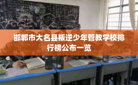 邯郸市大名县叛逆少年管教学校排行榜公布一览 邯郸市大名县叛逆少年管教学校排行榜公布一览