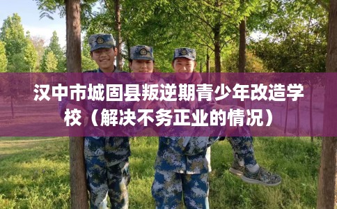 汉中市城固县叛逆期青少年改造学校（解决不务正业的情况）