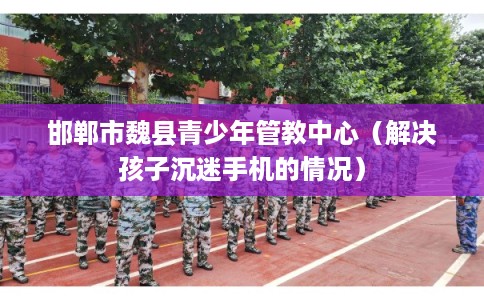 邯郸市魏县青少年管教中心（解决孩子沉迷手机的情况）