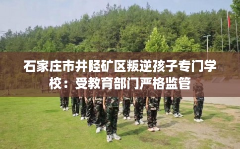 石家庄市井陉矿区叛逆孩子专门学校:受教育部门严格监管 石家庄市井陉矿区叛逆孩子专门学校:受教育部门严格监管