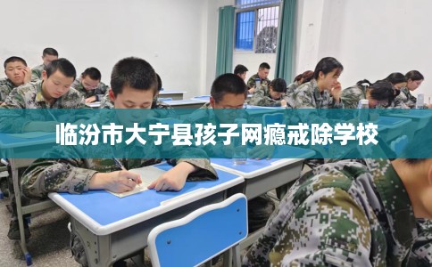 临汾市大宁县孩子网瘾戒除学校