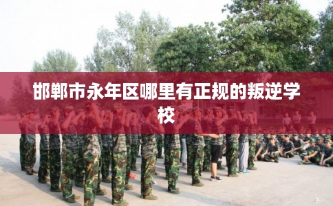 邯郸市永年区哪里有正规的叛逆学校