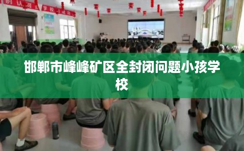 邯郸市峰峰矿区全封闭问题小孩学校