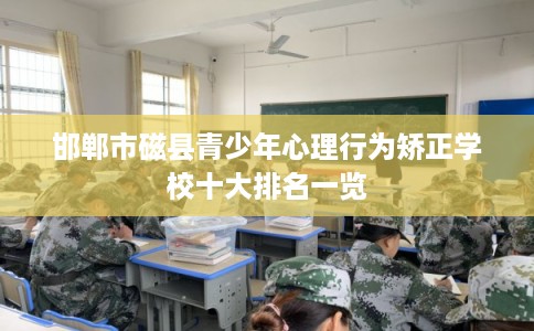 邯郸市磁县青少年心理行为矫正学校十大排名一览