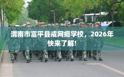 渭南市富平县戒网瘾学校,2026年快来了解! 渭南市富平县戒网瘾学校,2026年快来了解!