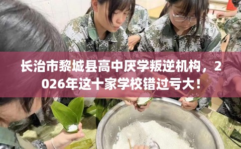 长治市黎城县高中厌学叛逆机构,2026年这十家学校错过亏大! 长治市黎城县高中厌学叛逆机构,2026年这十家学校错过亏大!